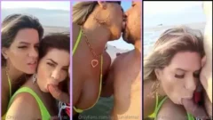 Xvideos con dos chicas calientes deleitando en una sensacional mamada Bruna Ferraz y su amiga cuidadosa en el oral