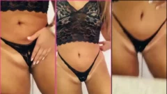 Geisy Arruda luciendo diminutas braguitas dejando casi todo a la vista