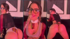 Grazi Mourão mostrando su hermoso culo moreno