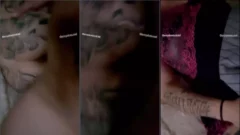 Hombre muy grueso follando con Anny Alves mientras ella descansa en la cama