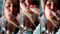 Jacqueline Darley, una mujer con más experiencia, le hace una mamada a un negro