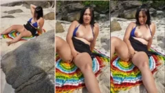 Kel Secrets de TikTok fue captada mostrando su coño mientras estaba en la playa