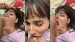 Nalla, esta gata, le está haciendo un buen oral a su vecina, ¡hasta que se unta por todas partes