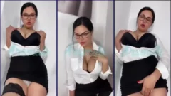 Sofia Silva, la sexy, mostrando sus traviesas curvas de secretaria