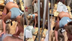 Al recibir un regalito en la boca, LeoLulu hace oral y toma un palo a cuatro patas