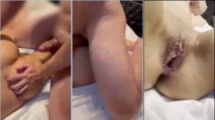 Anne la Hotwife con el coño empapado de semen