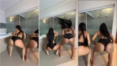 Taty Maia y su amiga bailan mucho al son del funk mostrando todo su talento