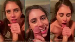Violet Summer recibe un creampie facial tras hacer una mamada muy húmeda