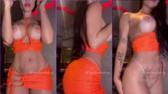 Carol Machado, musa OnlyFans, luciendo un baile sensual y desnudándose para sus fans en línea