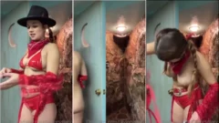 La putita Dare Taylor va vestida de cowboy y sólo lleva un gorro para lucir su coñito depilado y sus pechos firmes