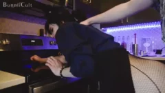 La traviesa popozuda gótica Bunnii Cult dando una deliciosa mamada y cabalgando caliente