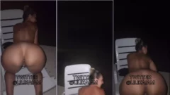 Lilika Teixeira a cuatro patas sin ropa mostrando su coño mojado después del sexo