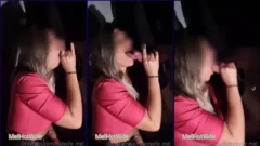 Mel Hotwife chupando la polla de un extraño en un club de intercambio de parejas