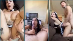 Maria Bae está desnuda y atractiva divirtiéndose con su traviesa pareja