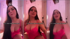 Victoria Matosa sensualiza al quitarse las bragas debajo del vestido, dejando al descubierto su belleza íntima
