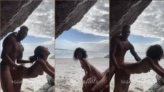 Atrapa a amateur de Rosarealbitx dando una mierda con un chico en la playa