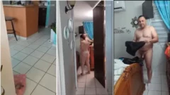 En la casa de ella, la mujer descubrió a su marido con otra persona