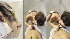 Laura Avelino fue atrapada jodidamente oral caliente en la playa
