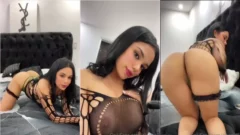 ¡Aleida Ramírez Video sobre el encanto de solo fans pelando con bragas audaces