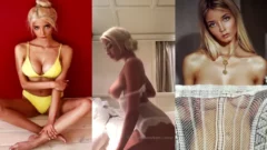 Video de pornografía de lencería del modelo Katti en color nude