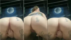 ¡Video Spangbang Brasil con Alanis Iandra haciendo eso moviéndose, mostrando el gran culo y el coño