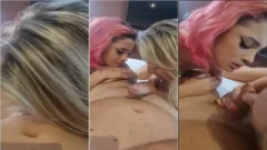 Aline Fischborn se lanza con una mamada doblada en Ménage con un gato más joven