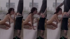 El primo afortunado recibe una mamada ordenada de la delgada hasta que se corra