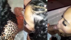 Los gatos se divierten en la bañera, disfrutando de un sexo muy sabroso y audaz con una pareja afortunada