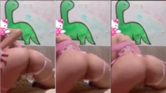 Bby Pocah desnudo divirtiéndose en su autoexpresión y dejando fuera todo el placer en la broma