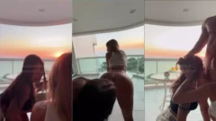 Los videos caseros aparecieron en Internet que muestran a dos gatos divirtiéndose de una manera muy calurosa