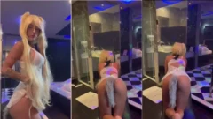 Ingrid Passion, The Bold, Bailing con un tapón anal que tiene una cola muy linda