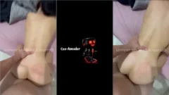 Claudia Suelen se divierte a cuatro patas y recibe una buena paliza
