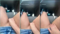 Denise Gluszczac, una rubia en forma y con actitud, se divierte sola