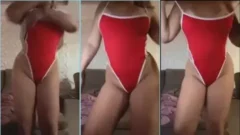 Video casero de una mujer casada de culo vistoso apareció en internet bailando sensualmente solo en bragas