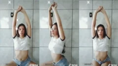 ¡La loca cantante de funk de TikTok se volvió viral en Internet mostrando su sexy twerk con esos pantalones cortos