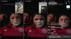 ¡Rayssa Adriele y su amiga se divierten golpeando en vivo
